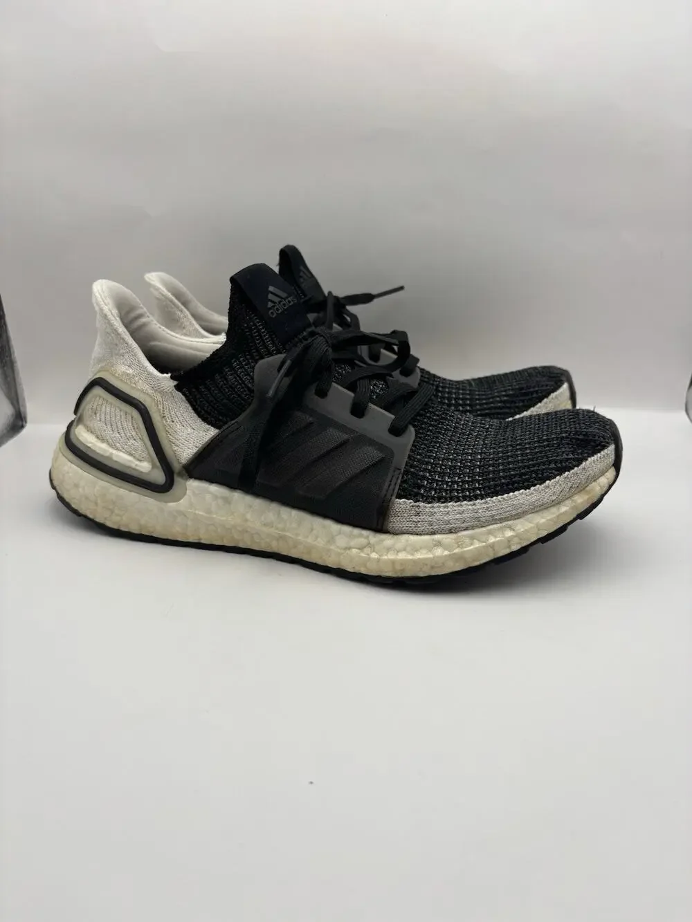 Adidas Ultraboost 19 Black And White Sneakers Men Size 8